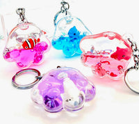 Sealife Jellyfish Floaty Key Charm 
