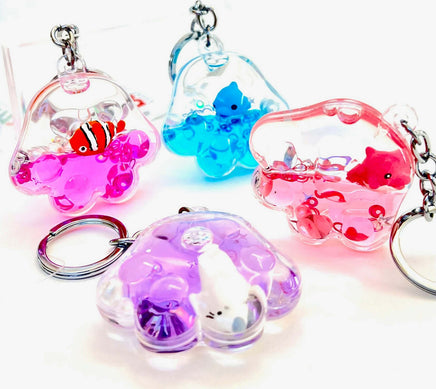 Sealife Jellyfish Floaty Key Charm 