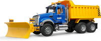 MACK Granite Dump Truck with Snow Plow Blade