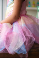 Rainbow Fairy Dress & Wings (Size 3-4)