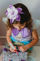 Pink Or Lilac Mermaid Set  Dress  Headband