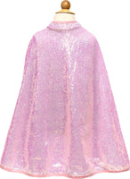 Pink Sequins Cape  (Size 7-8)