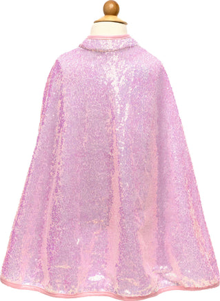 Pink Sequins Cape  (Size 7-8)