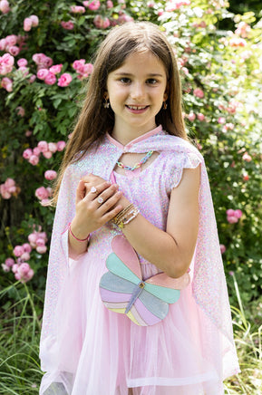 Pink Sequins Twirl Cape (Size 4-6)