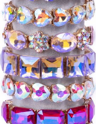 Rising Star Chunky Gem Bracelets (assorted)