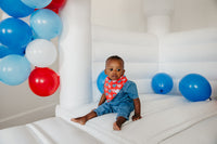 Spangled Bandana Bib Set