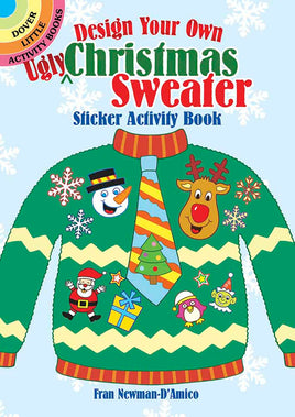 Design Your Own "Ugly" Christmas Sweater Sticker Activity Book