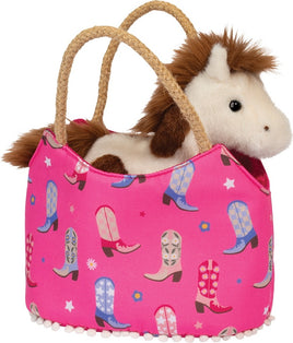 Cowgirl Boots Sassy Sak with Horse
