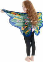 Blue Peacock Fantasy Wings