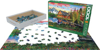 The Art of Dominic Davison Puzzles - The Fishing Cabin by Dominic Davison