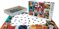 Funny Animals Puzzles - Funny Cats by Lucia Heffernan