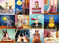 Funny Bunnies puzzle (1000 pc)