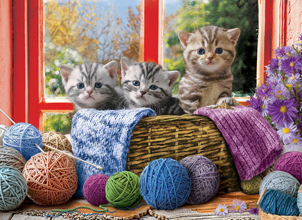 Knittin Kittens 500-Piece Puzzle (Small box)