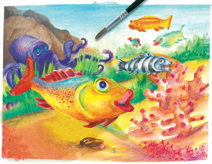 15 ct Watercolor Crayons with free brush