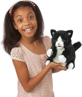 Tuxedo Kitten Hand Puppet