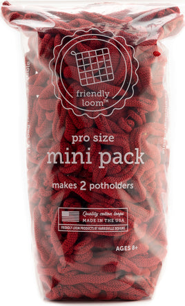 Friendly Loom - Mini Pack - Red (PRO Size)