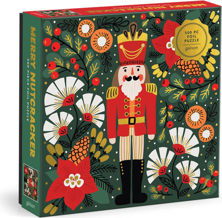 Merry Nutcracker 500 Piece Foil Puzzle