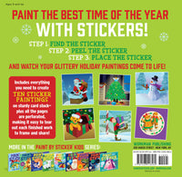 Paint by Sticker Kids: Holly Jolly Christmas: Create 10 Pictures One Sticker at a Time! Includes Glitter Stickers