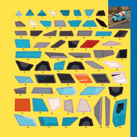 Paint by Sticker Kids: Trucks, Trains & More: Create 10 Pictures One Sticker at a Time!