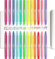 Make No Mistake! Sparkle Glittery Erasable Markers - Set of 12