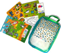 Let's Go! Activity & Coloring Kit - Robo Dinos