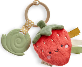 Itzy Pal™ - Plush Pal with Silicone Teether (Strawberry)