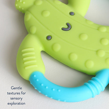 Chew Crew™ - Easy-hold Silicone Teether (Parker the Pickle)