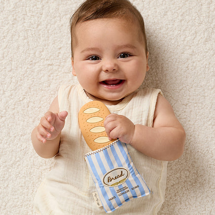 Teensy Crinkle™ - Silicone Sensory Teether (Baguette)