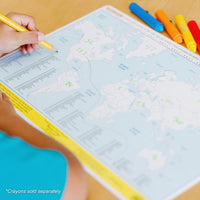Countries of the World Write-a-Mat (Bundle of 6)