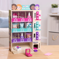 Beauty Kiosk wooden vending machine play set