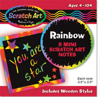 Rainbow Mini Scratch Art Notes (in Display)