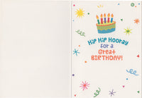 Age 5 Lettering Foil Card