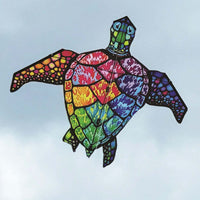 Large Sea Turtle Kite - Rainbow