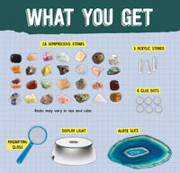 Klutz Light-Up Rock & Gem Collection