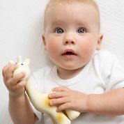 Giraffe - Natural Rubber Rattle