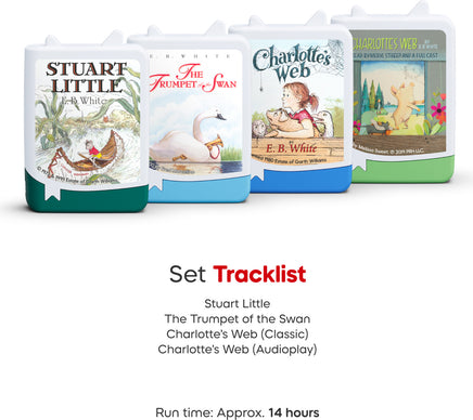 E.B. White Collection Audiobook Tonies - 4 Pack