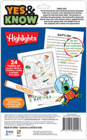 The Original Yes and Know Invisible Ink Trivia Game Books: Highlights Hidden Pictures