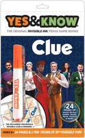 The Original Yes and Know Invisible Ink Trivia Game Books: Clue