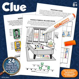 The Original Yes and Know Invisible Ink Trivia Game Books: Clue
