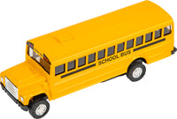 5" Die-cast Pull Back School Bus
