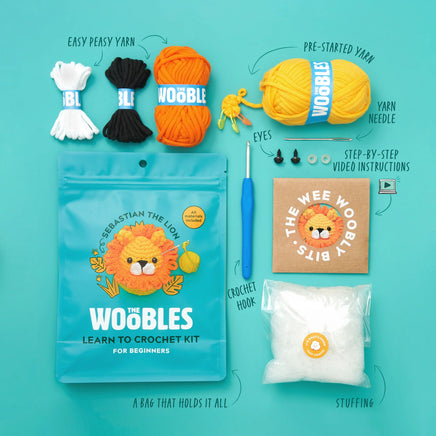 Sebastian the Lion Beginner Crochet Kit
